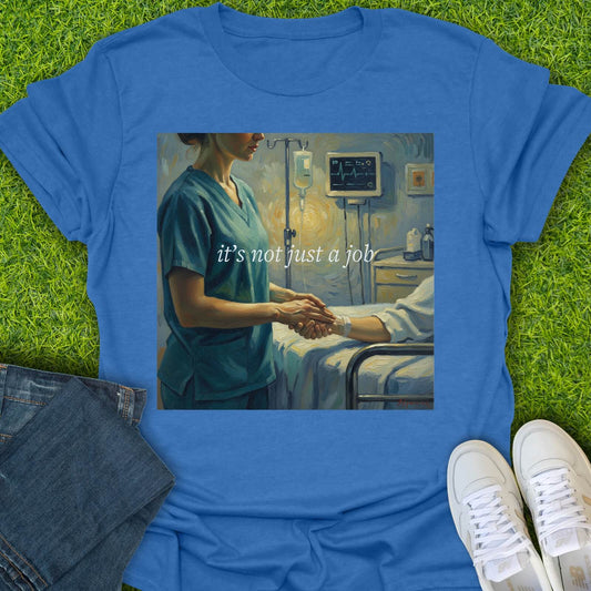 T-Shirt Heather Royal / S It's Not Just A Job Tee
