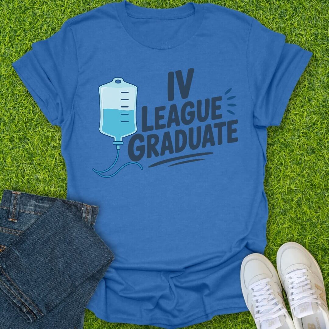 T-Shirt Heather Royal / S IV League Graduate Tee