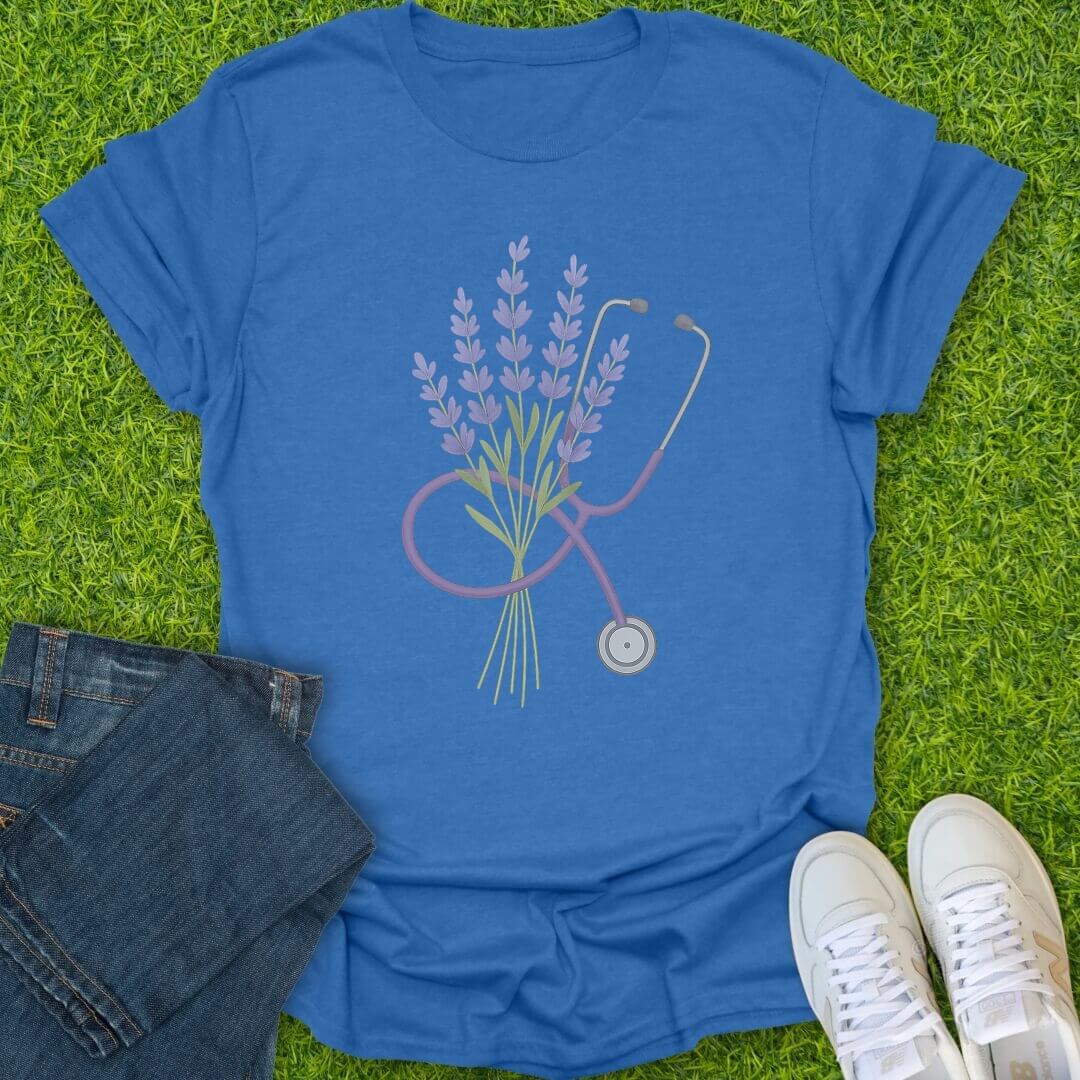 T-Shirt Heather Royal / S Lavender Tee