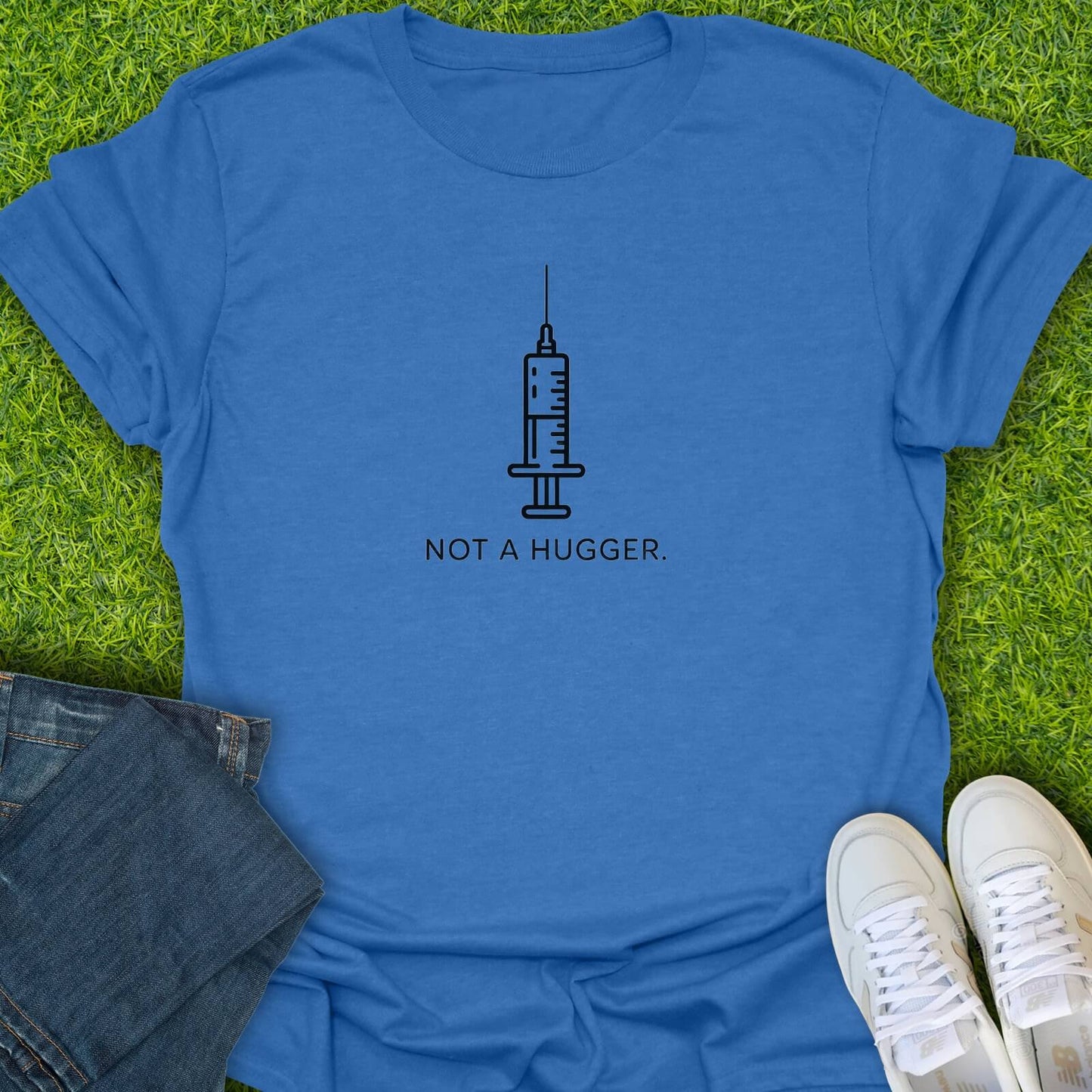 T-Shirt Heather Royal / S Not A Hugger Tee