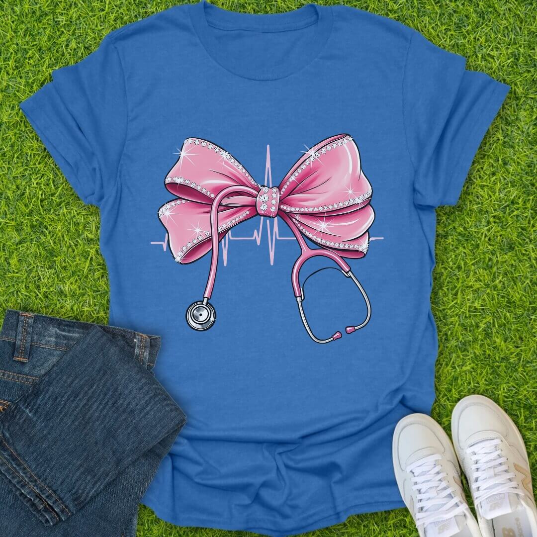 T-Shirt Heather Royal / S Nurse Glam Tee