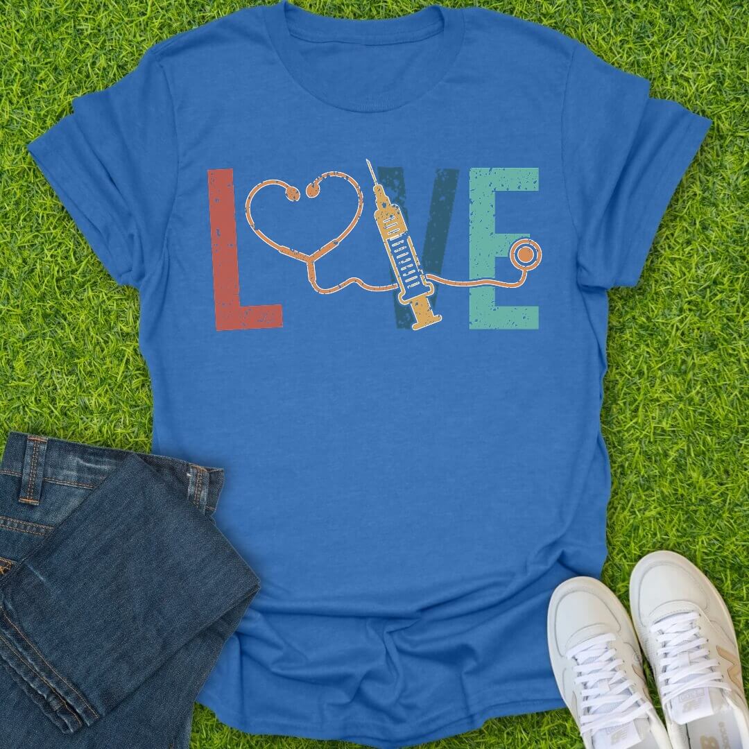 T-Shirt Heather Royal / S Nurse Love Tee