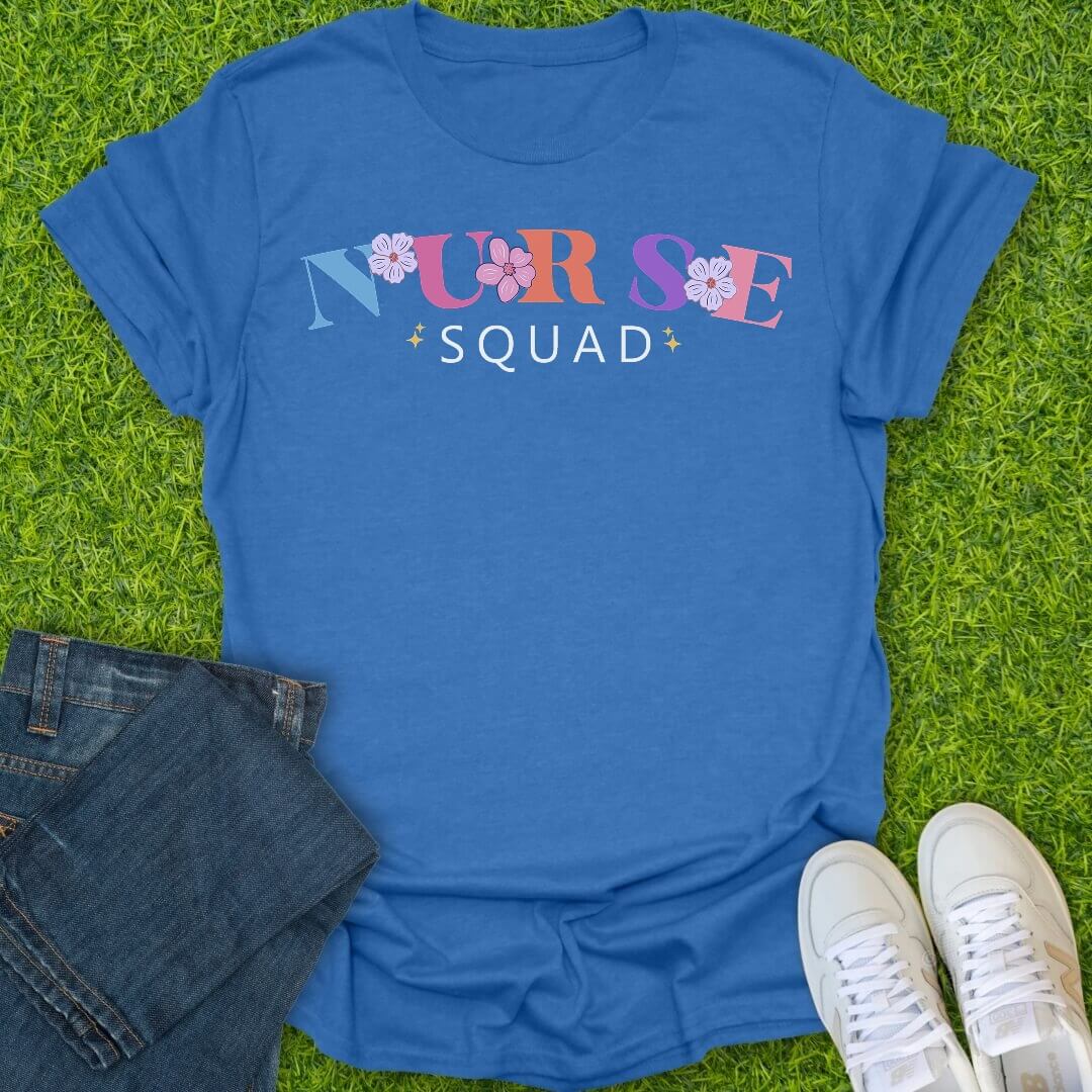 T-Shirt Heather Royal / S Nurse Squad Tee
