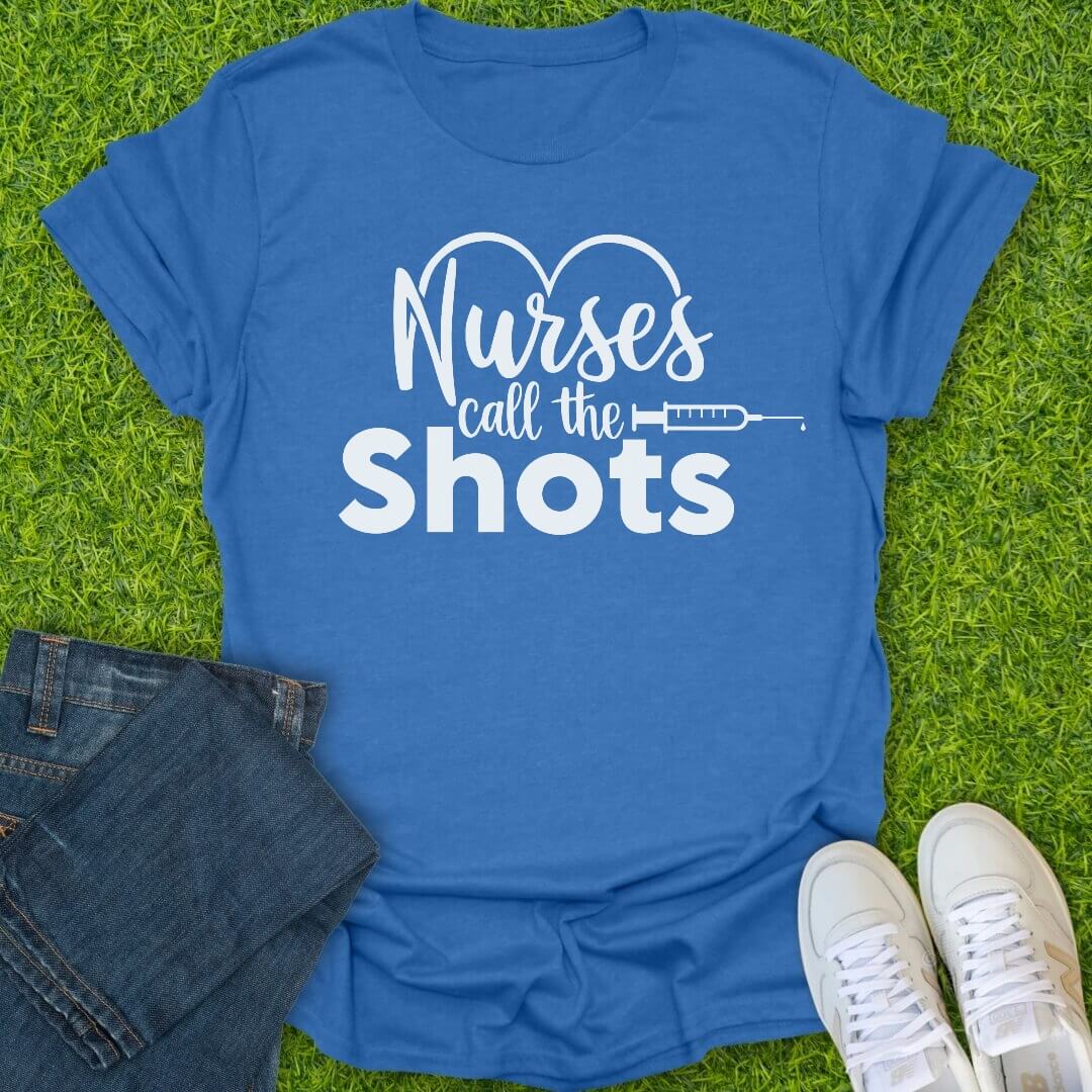 T-Shirt Heather Royal / S Nurses Call The Shots Tee