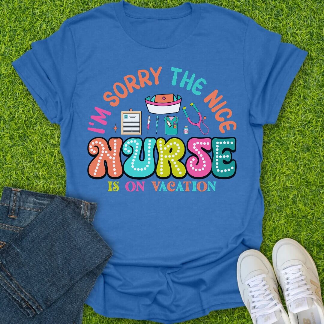 T-Shirt Heather Royal / S On Vacation Tee