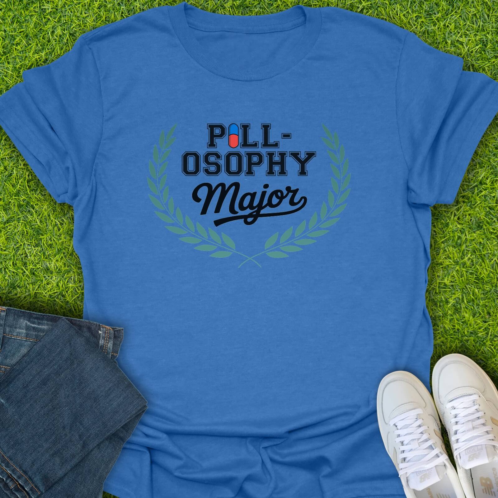 T-Shirt Heather Royal / S Pillosophy Major Tee