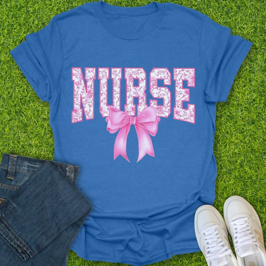 T-Shirt Heather Royal / S Pretty in Pink Tee