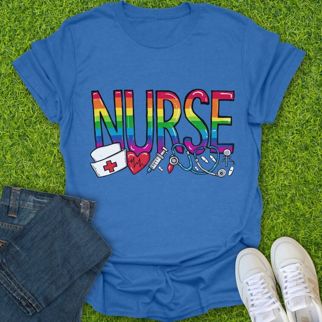 T-Shirt Heather Royal / S Proud To Care Tee