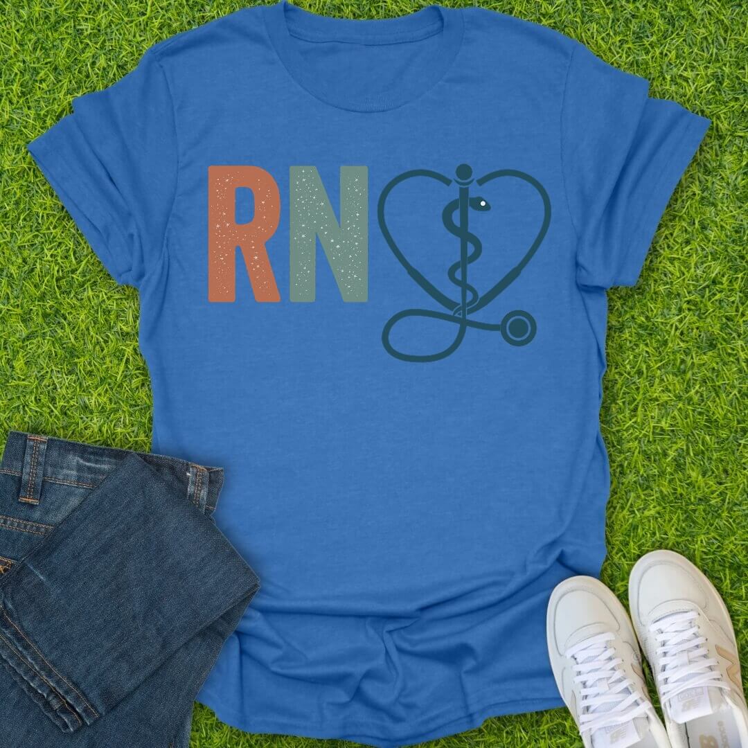 T-Shirt Heather Royal / S RN Crest Tee