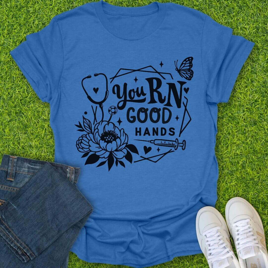T-Shirt Heather Royal / S RN Good Hands Tee