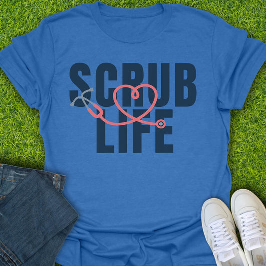 T-Shirt Heather Royal / S Scrub Life Tee