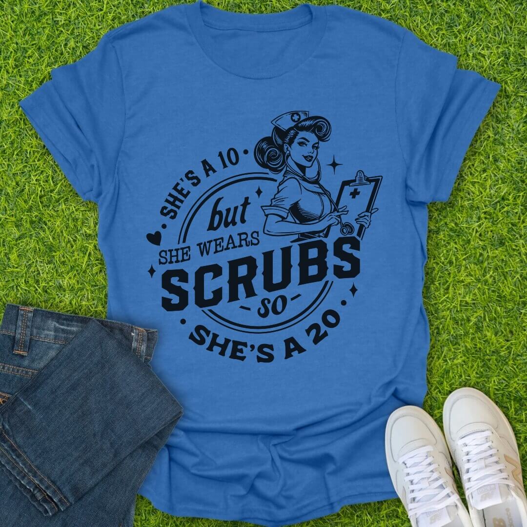 T-Shirt Heather Royal / S She Is A 20 Tee