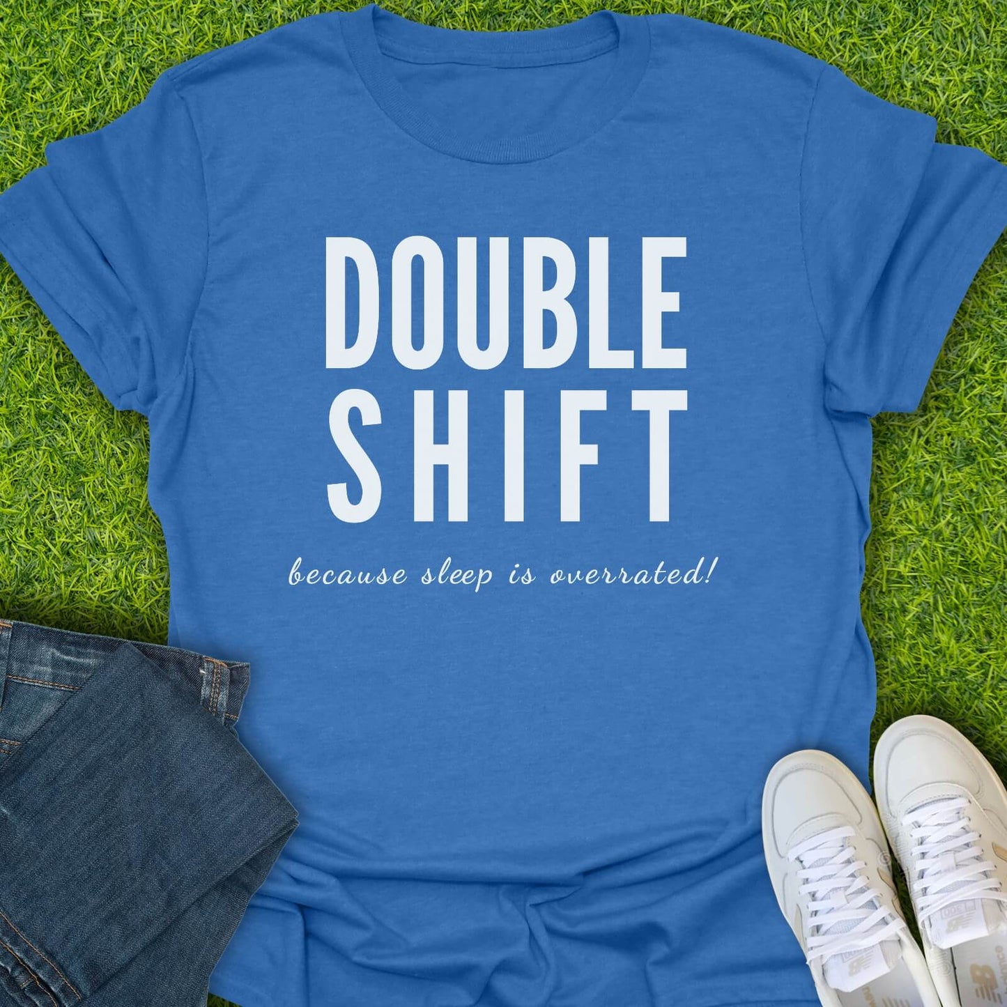 T-Shirt Heather Royal / S Sleep is Overrated Tee