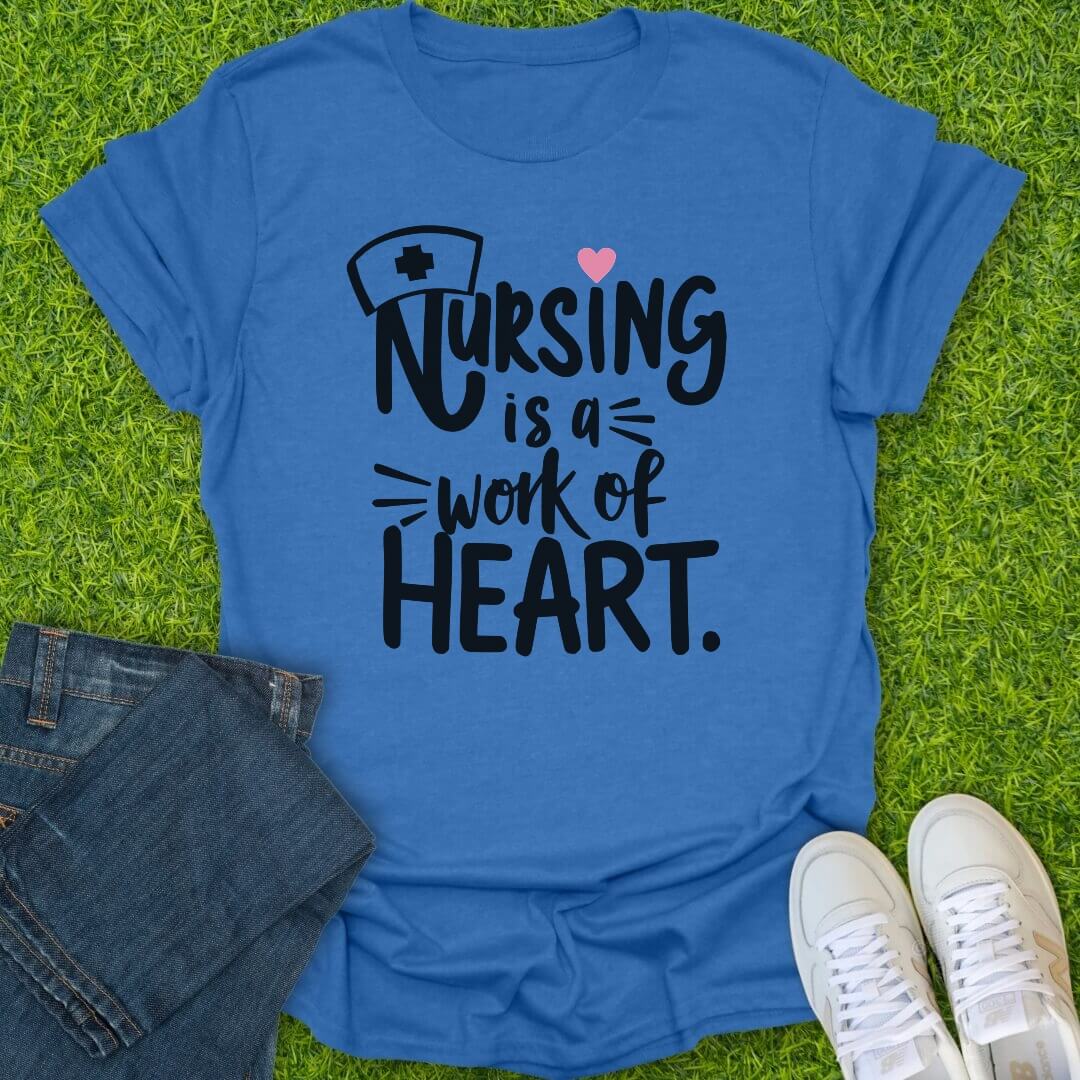 T-Shirt Heather Royal / S Work of Heart Tee