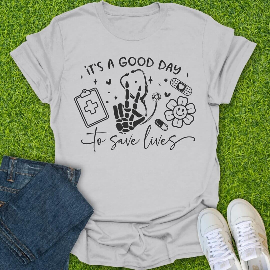 T-Shirt Ice Grey / S Good Bones Better Days Tee