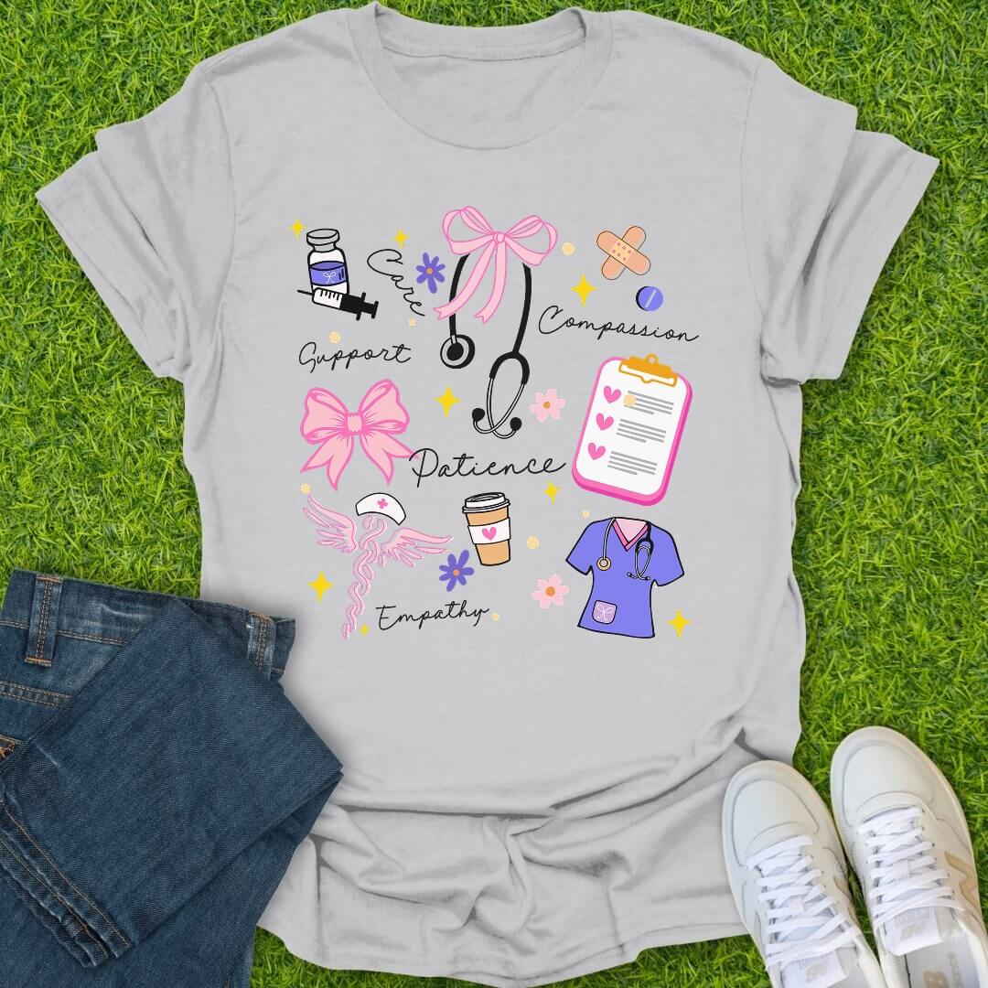 T-Shirt Ice Grey / S Grace In Action Tee