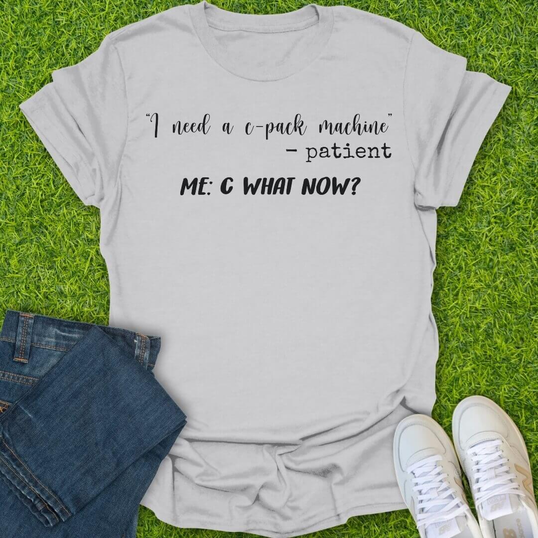 T-Shirt Ice Grey / S I Need A C Pack Tee