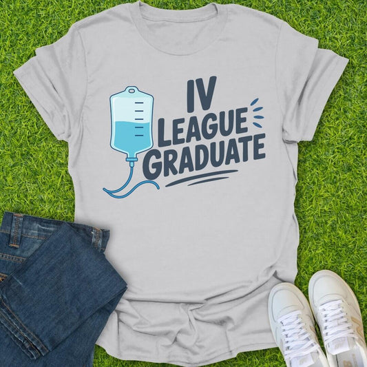 T-Shirt Ice Grey / S IV League Graduate Tee