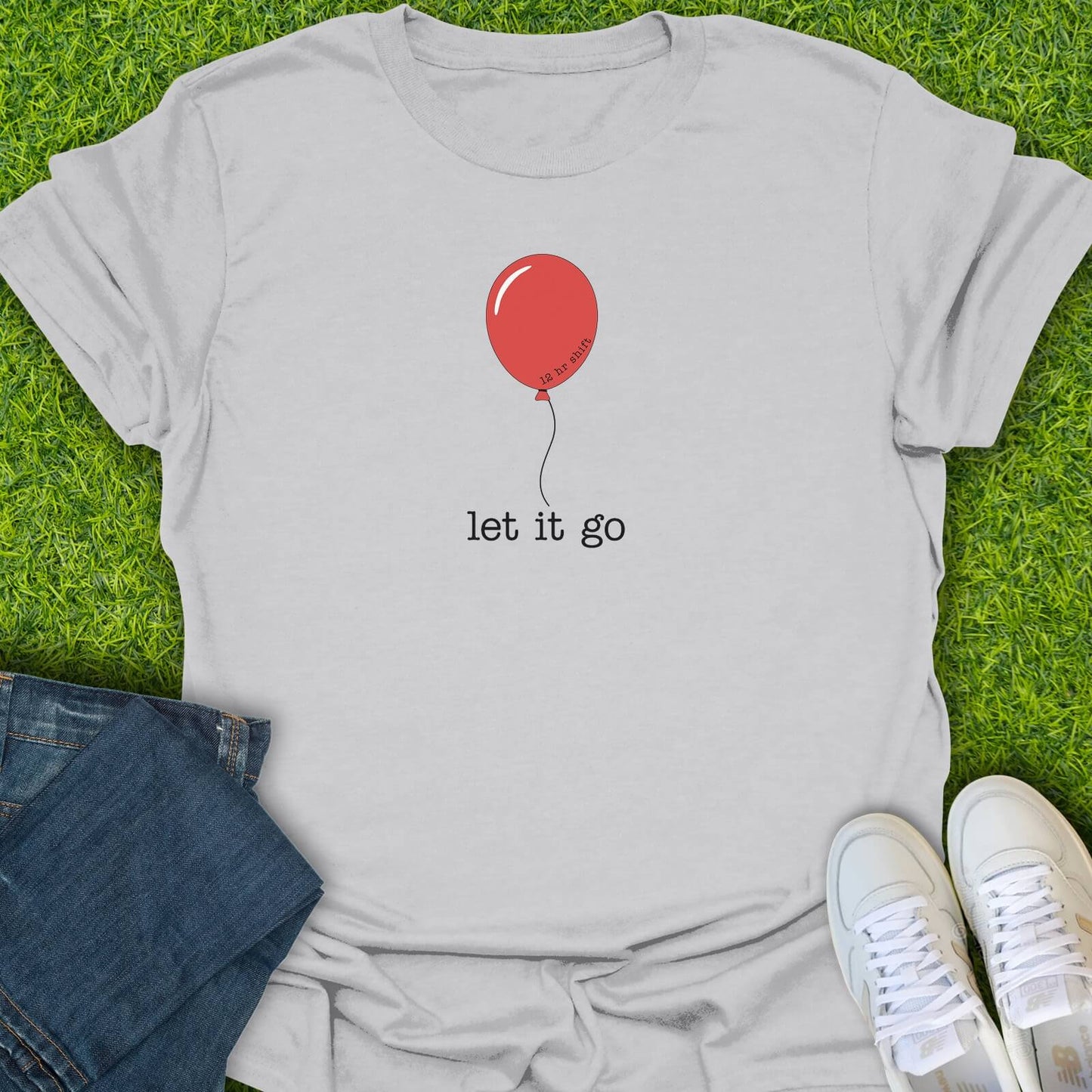 T-Shirt Ice Grey / S Let It Go Tee