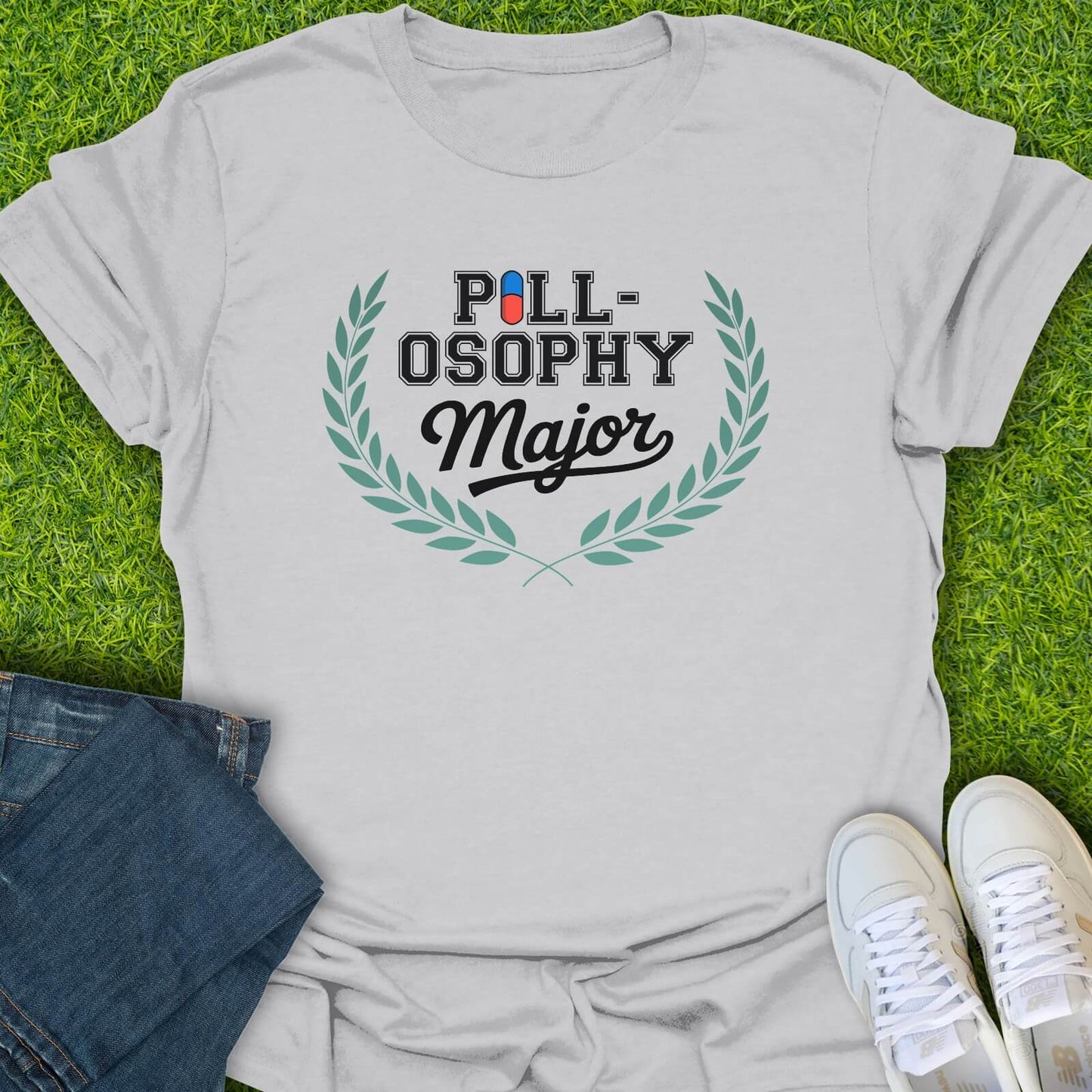 T-Shirt Ice Grey / S Pillosophy Major Tee