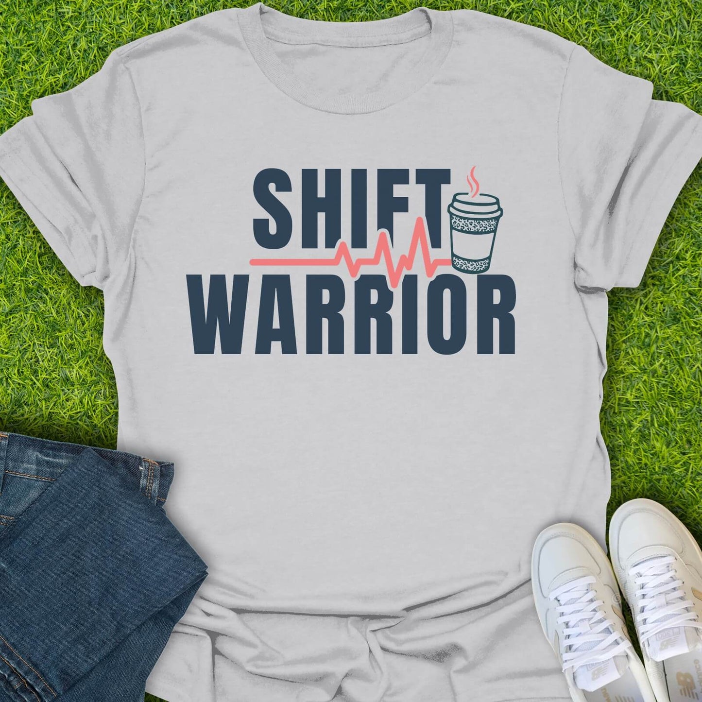 T-Shirt Ice Grey / S Shift Warrior Tee