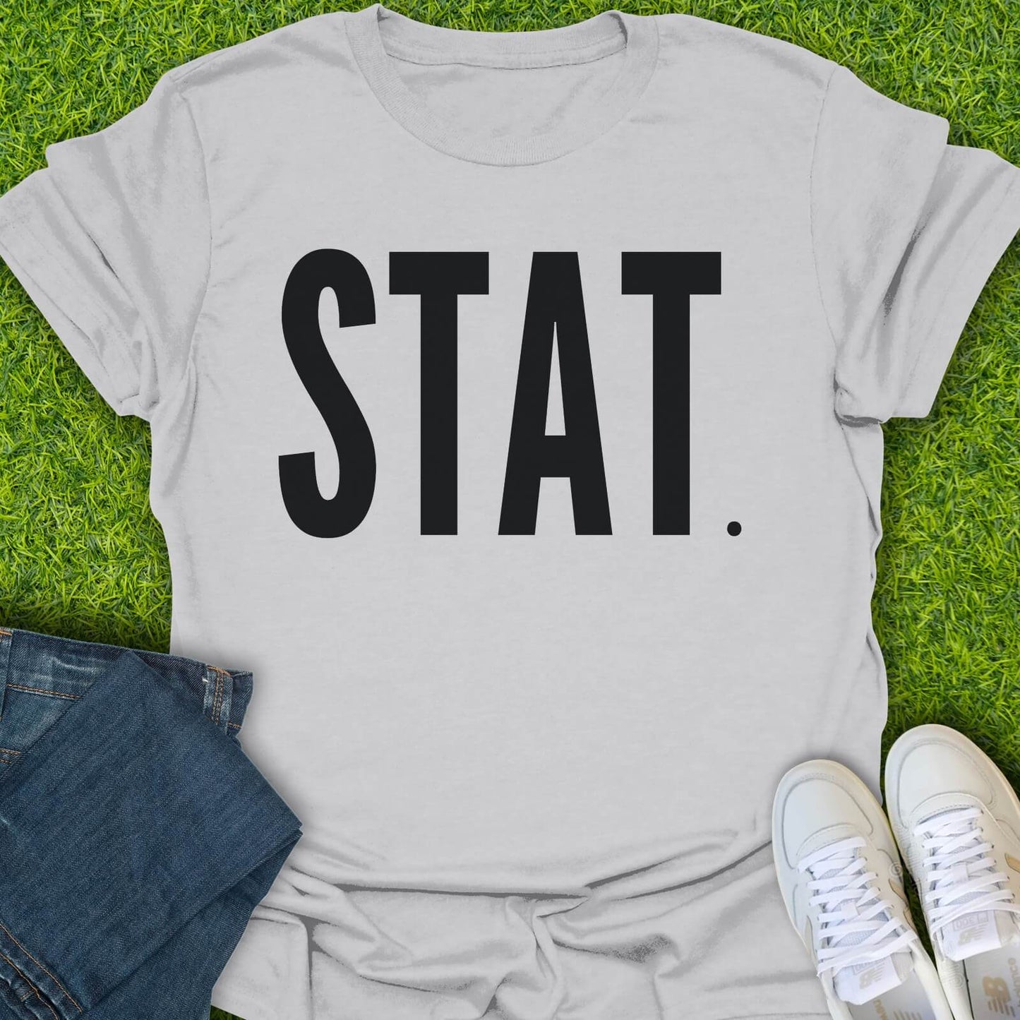 T-Shirt Ice Grey / S Stat Tee