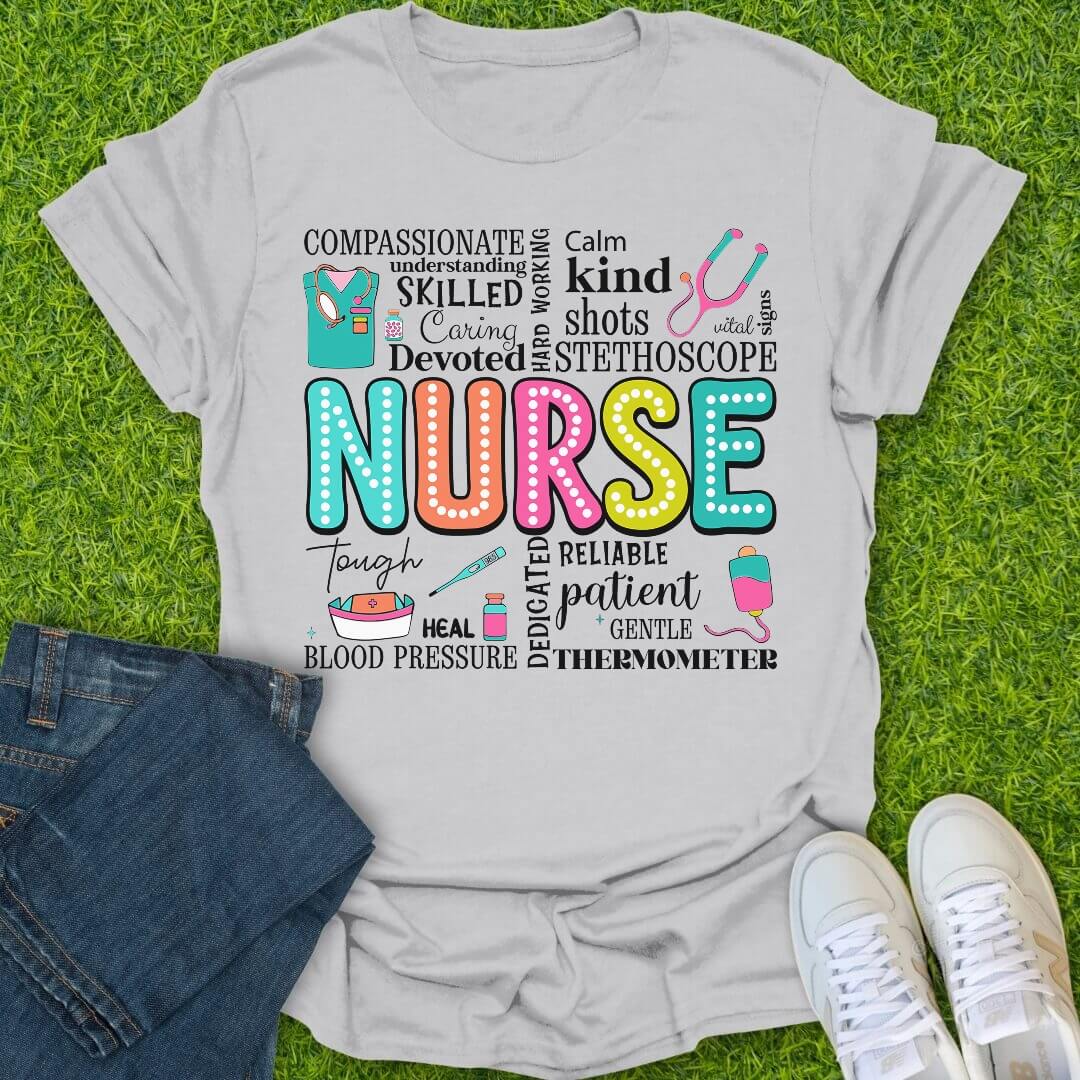 T-Shirt Ice Grey / S Vitals & Colors Pop Tee