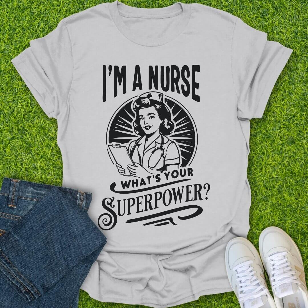 T-Shirt Ice Grey / S What is Your Superpower Tee