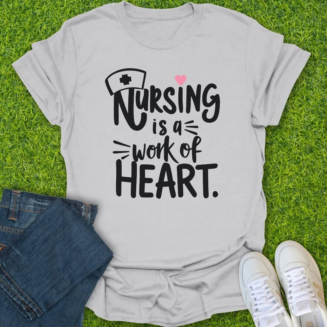 T-Shirt Ice Grey / S Work of Heart Tee