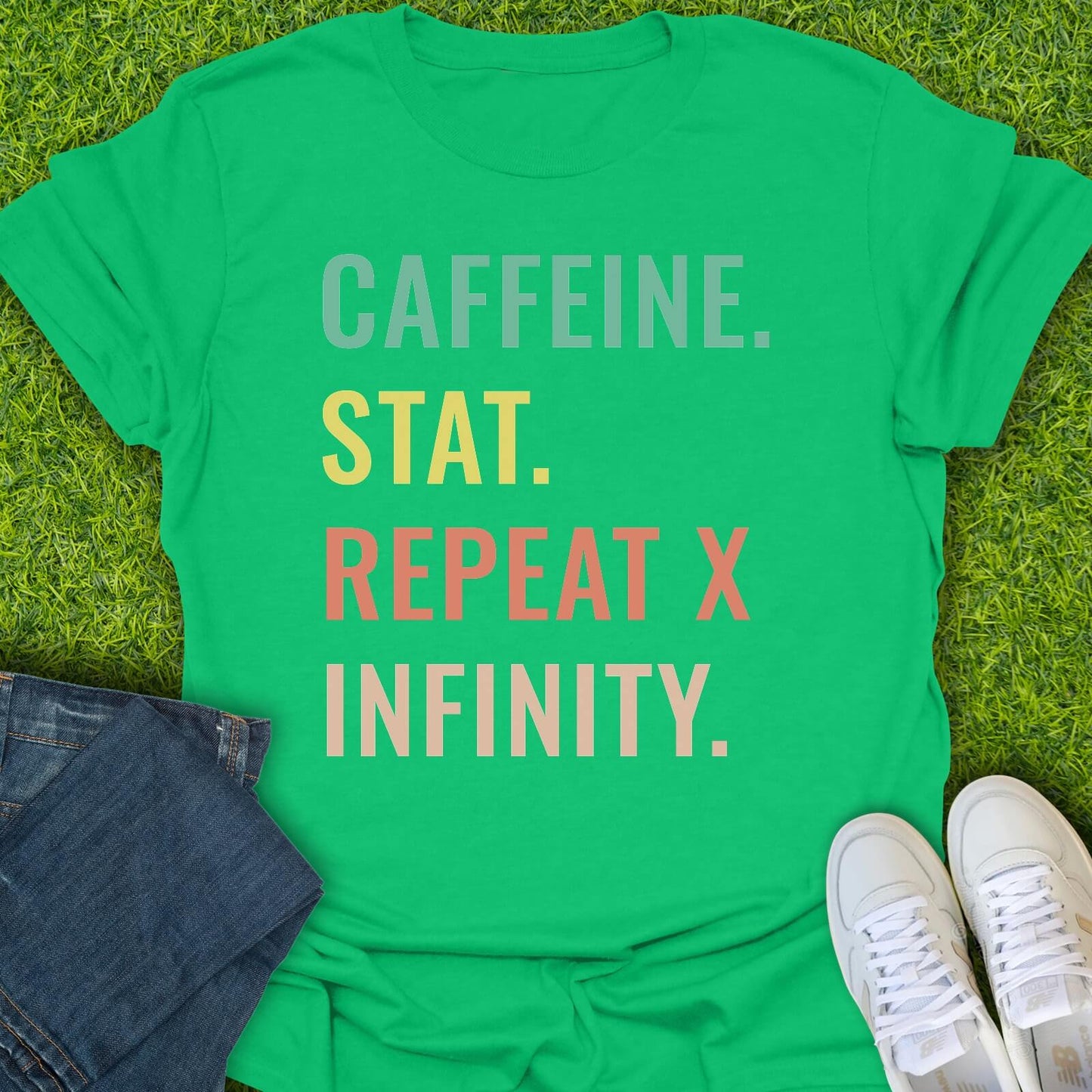 T-Shirt Irish Green / S Caffeine Prescription Tee