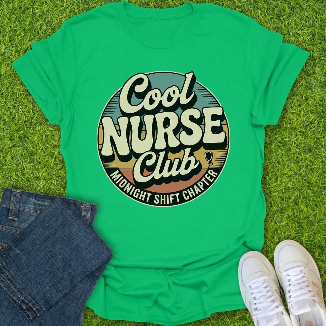 T-Shirt Irish Green / S Cool Nurse Club Tee