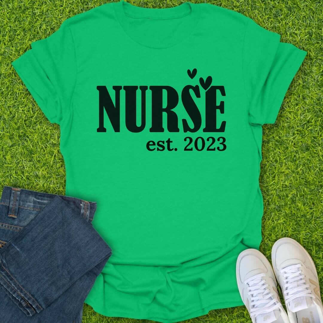 T-Shirt Irish Green / S Custom A New Chapter In Care Tee