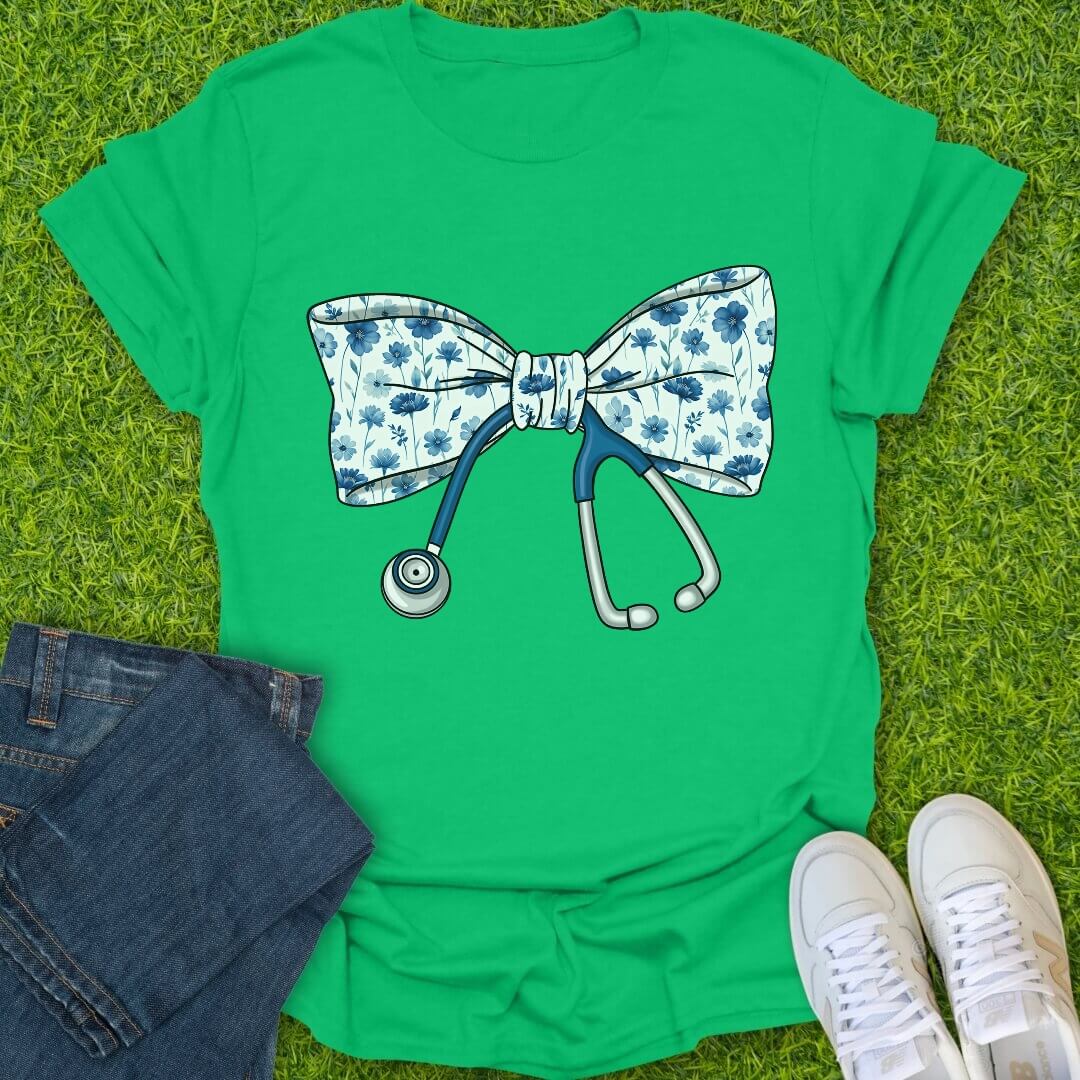 T-Shirt Irish Green / S Healing In Blue Tee