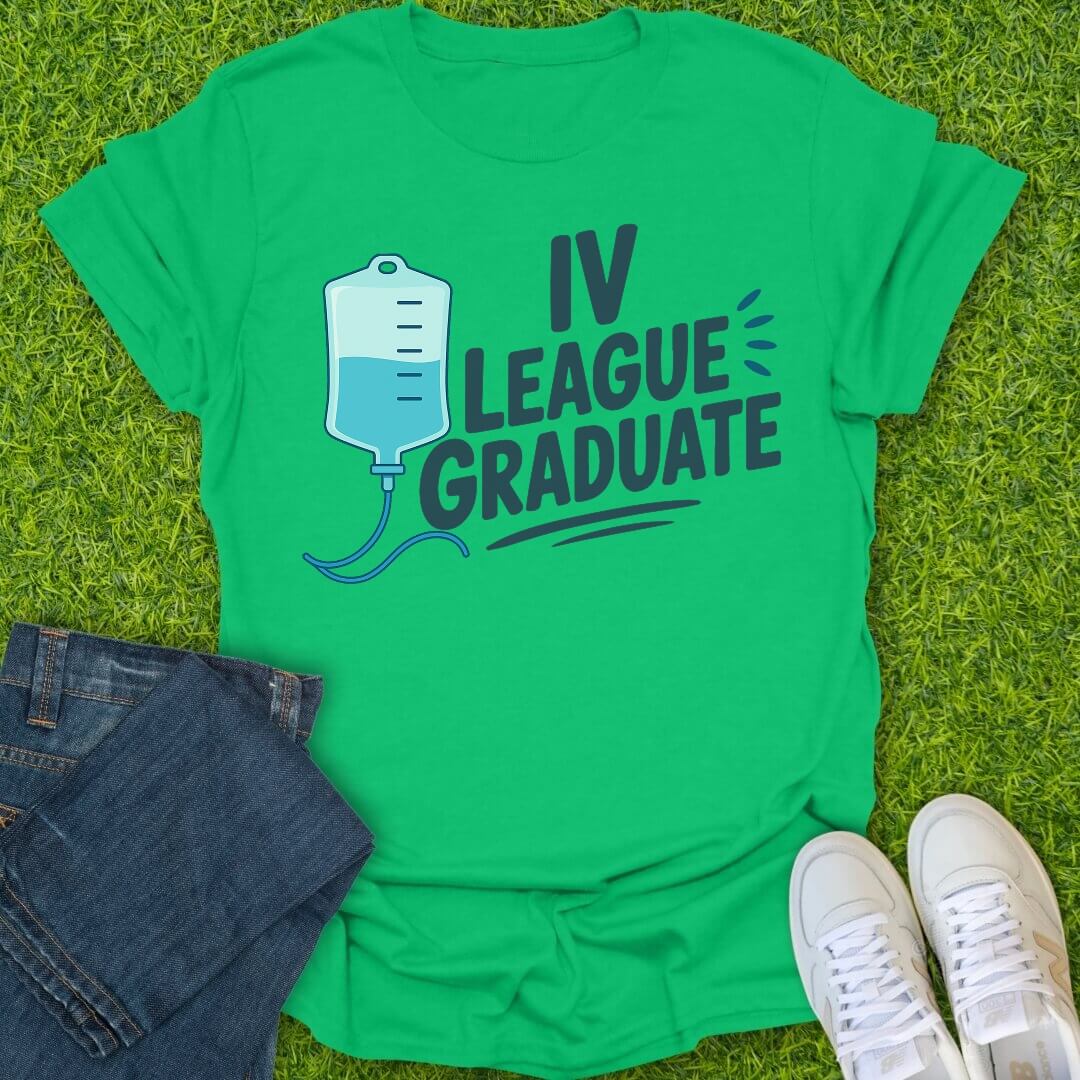 T-Shirt Irish Green / S IV League Graduate Tee
