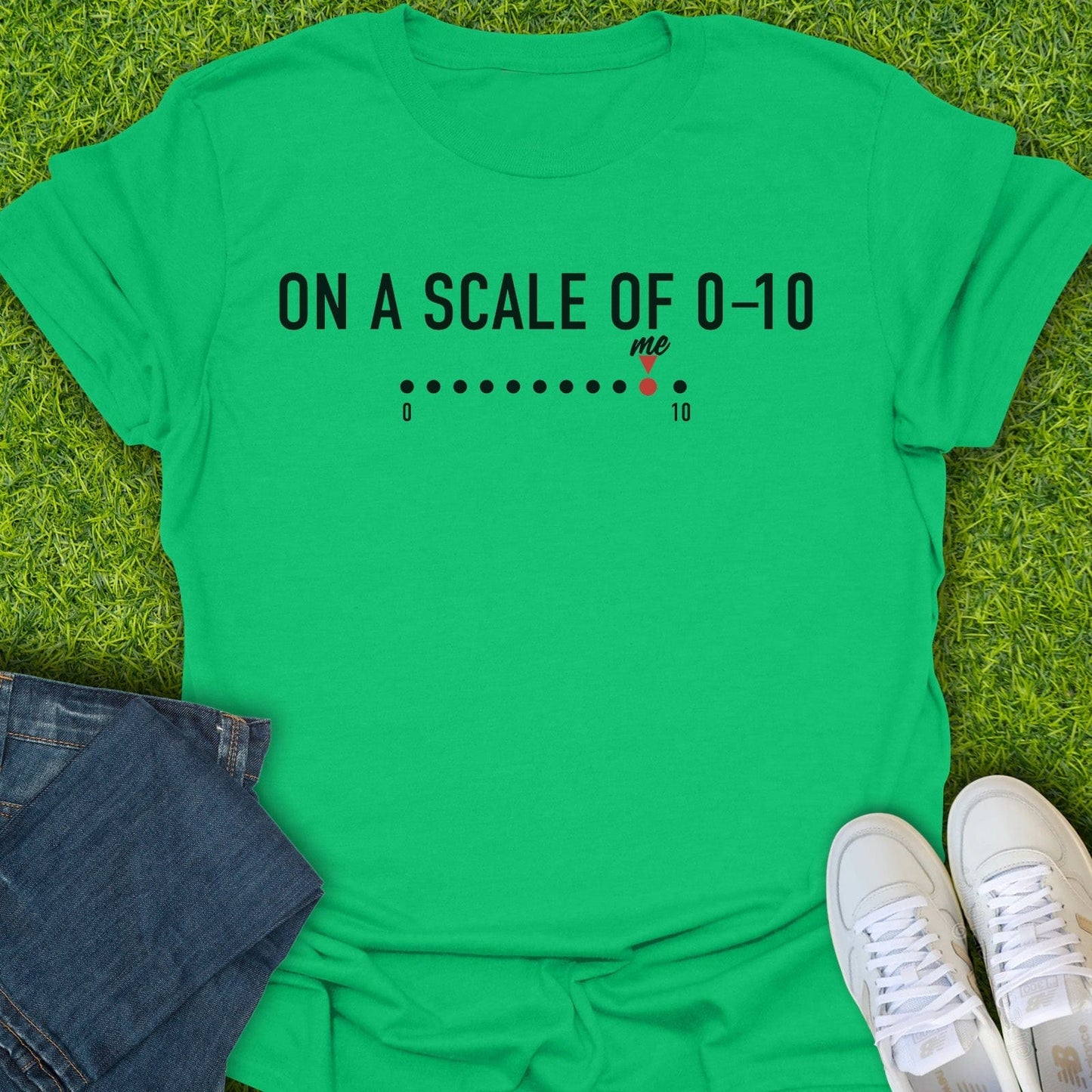 T-Shirt Irish Green / S On A Scale Tee