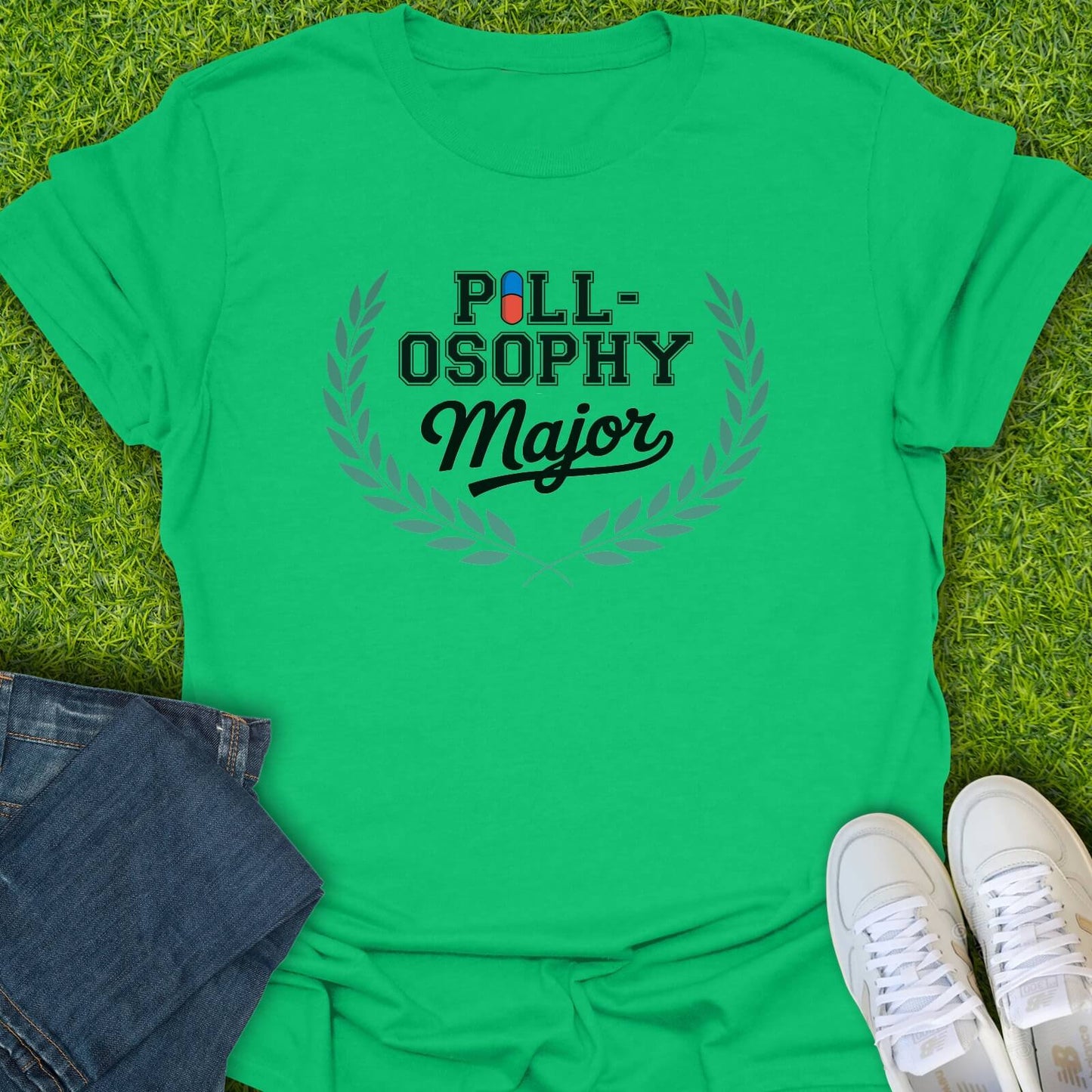 T-Shirt Irish Green / S Pillosophy Major Tee