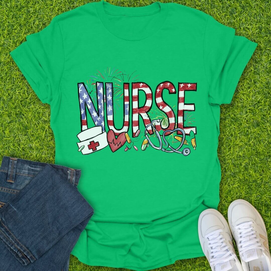 T-Shirt Irish Green / S Red White & Scrubs Tee