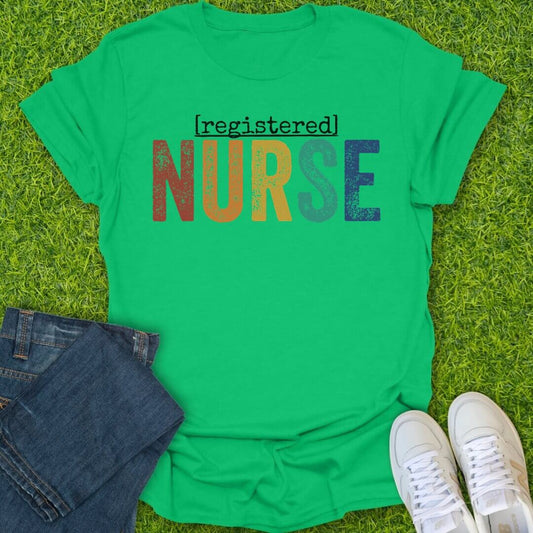 T-Shirt Irish Green / S Registered Nurse Tee