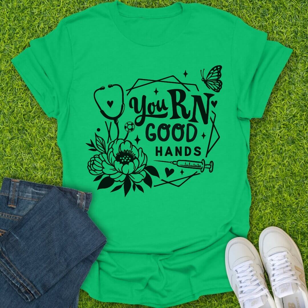 T-Shirt Irish Green / S RN Good Hands Tee