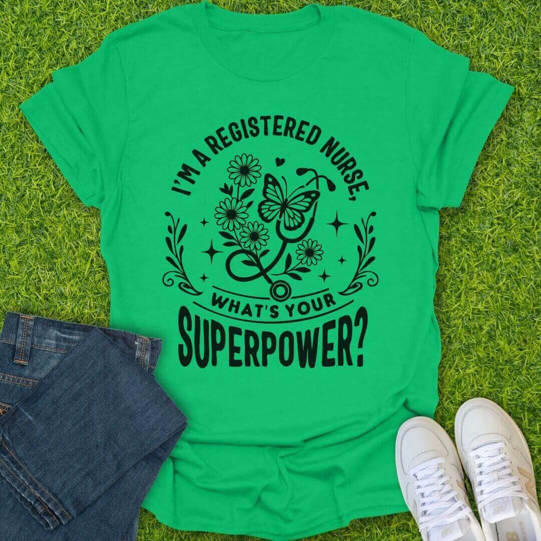 T-Shirt Irish Green / S RN Superhero Tee