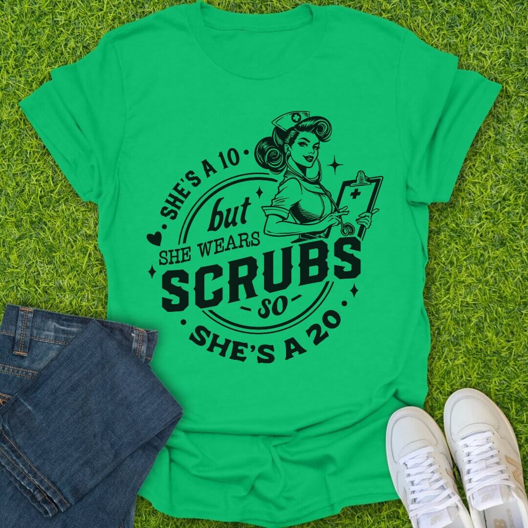 T-Shirt Irish Green / S She Is A 20 Tee