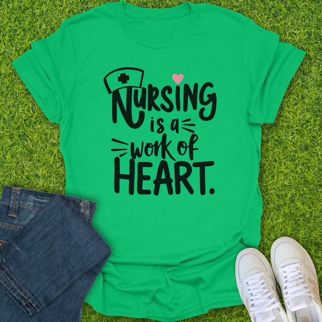 T-Shirt Irish Green / S Work of Heart Tee