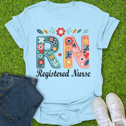 T-Shirt Light Blue / S Bloom RN Tee