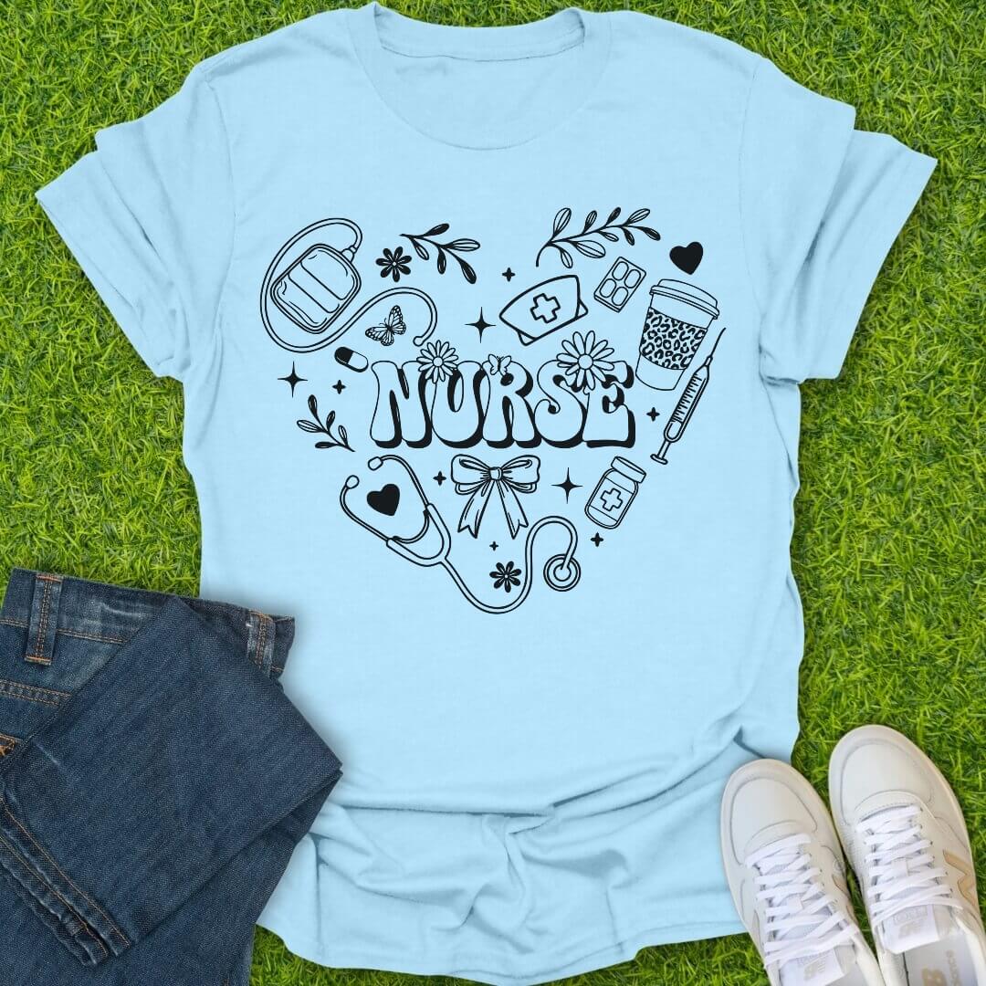 T-Shirt Light Blue / S Built To Care Tee