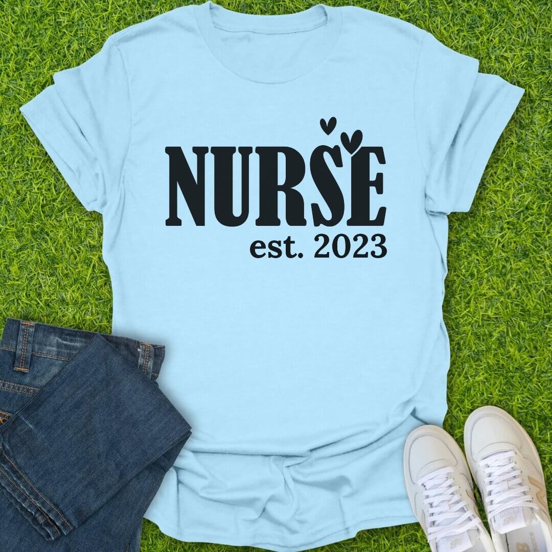 T-Shirt Light Blue / S Custom A New Chapter In Care Tee