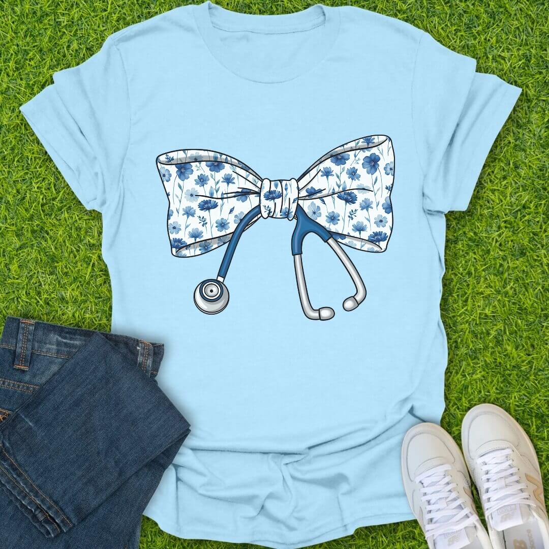 T-Shirt Light Blue / S Healing In Blue Tee