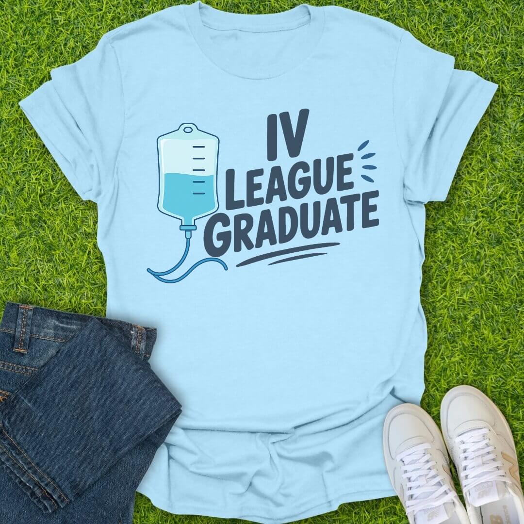 T-Shirt Light Blue / S IV League Graduate Tee