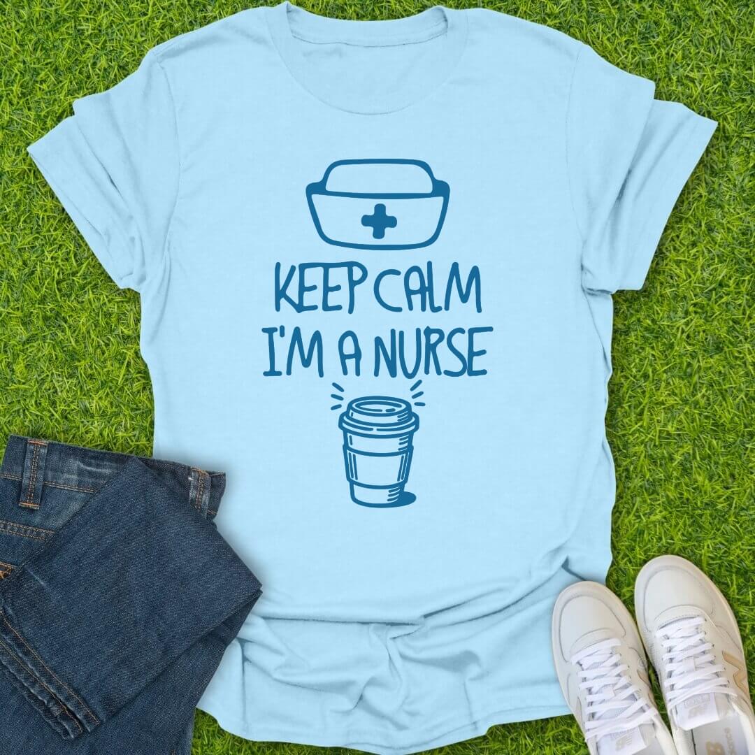T-Shirt Light Blue / S Keep Calm Tee