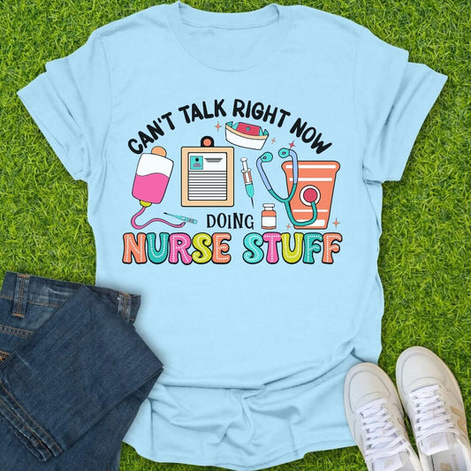 T-Shirt Light Blue / S Nurse Stuff Tee