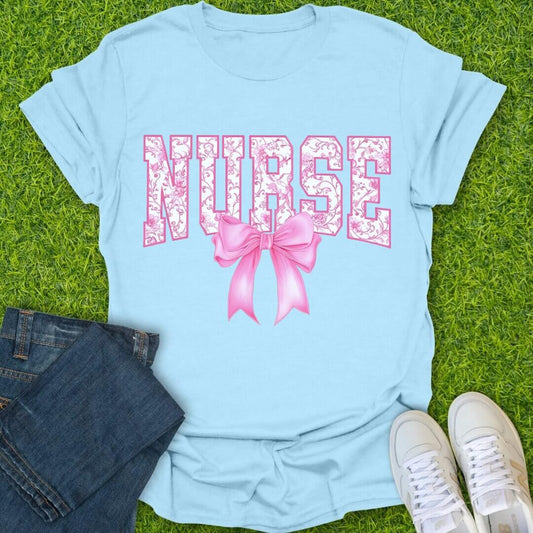 T-Shirt Light Blue / S Pretty in Pink Tee